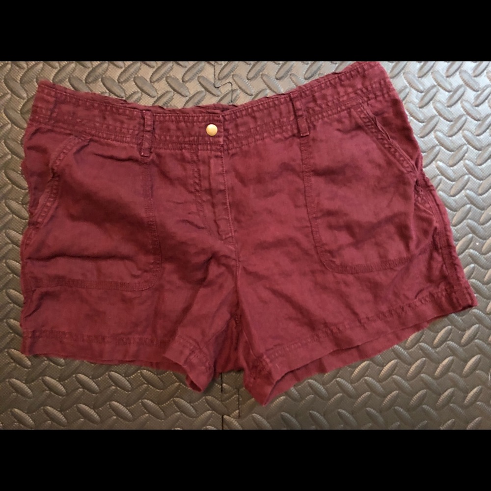 Loft linen shorts